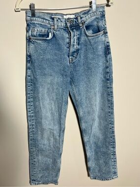 Mango Light Blue Cropped Women’s Jeans